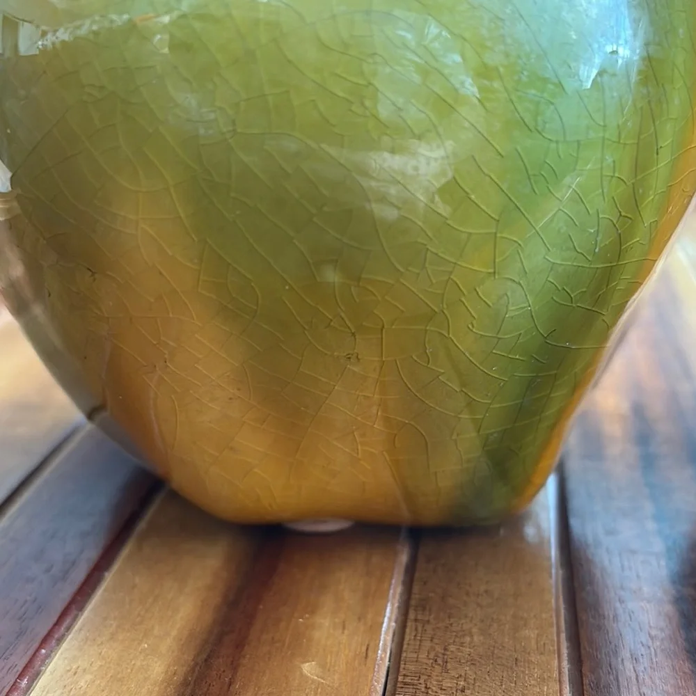 MCM Large Yellow Green Ceramic Fruit Set